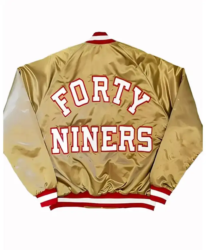 San Francisco 49ers Golden Bomber Jacket For Sale