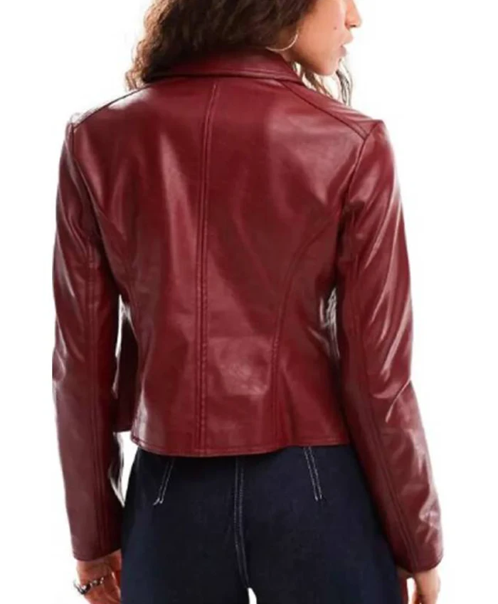 Sanctuary A Witch's Tale S02 Hazel Doupe Leather Jacket Back