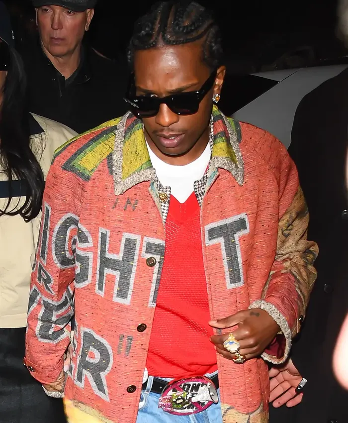 Saturday Night Live Rapper A$AP Rocky Poster Tweed Coat