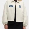 Seattle Kraken Heathered Bone Coach’s Jacket- Shop now