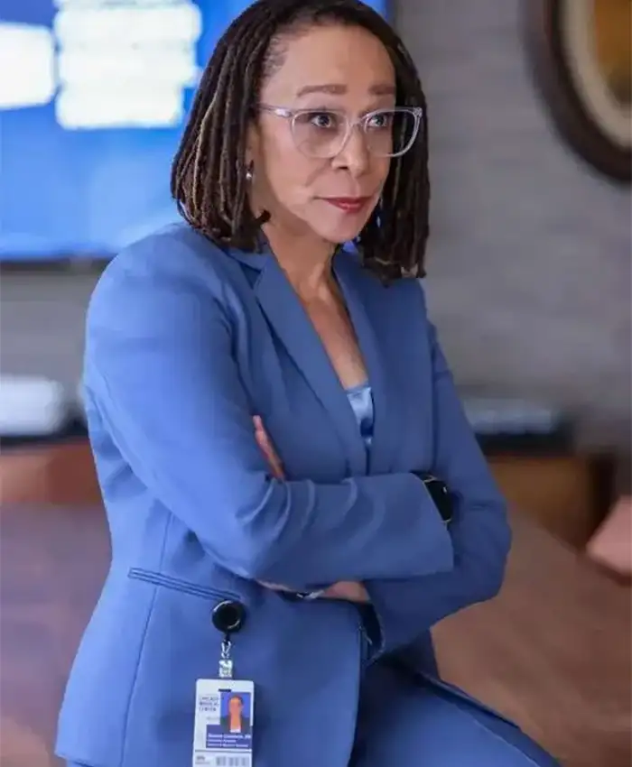 Sharon Goodwin Chicago Med S11 Blue Blazer For Sale