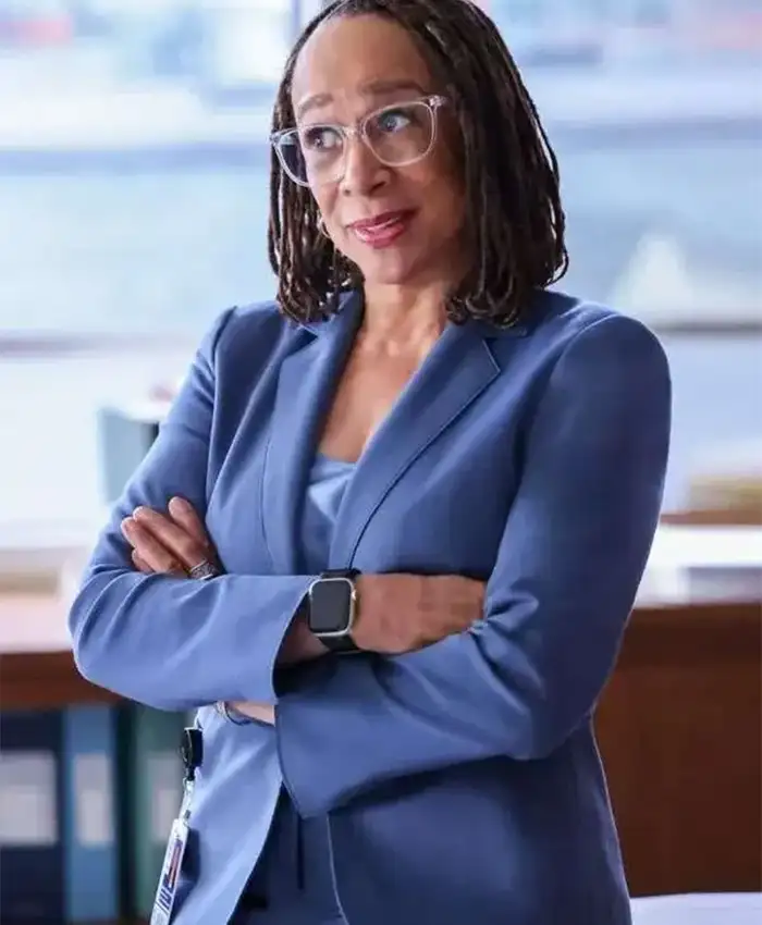 Sharon Goodwin Chicago Med S11 Blue Blazer