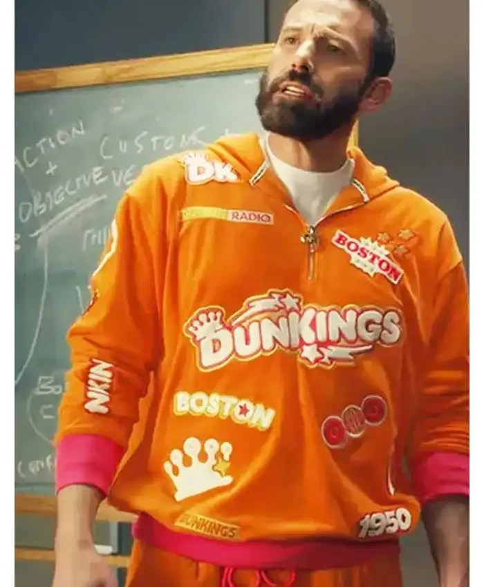Shop Ben Affleck Super Bowl Orange Tracksuit