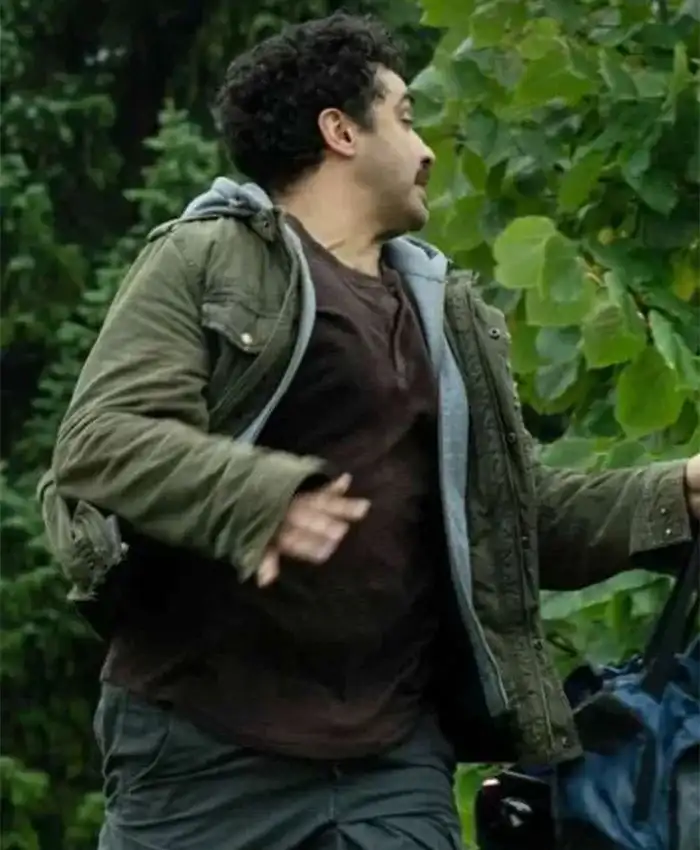 Shop Boston Blue E.J. Bonilla Green Cotton Jacket