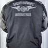 Shop Harley Davidson Black and Grey Motorcycle Jacket For Men and Women
