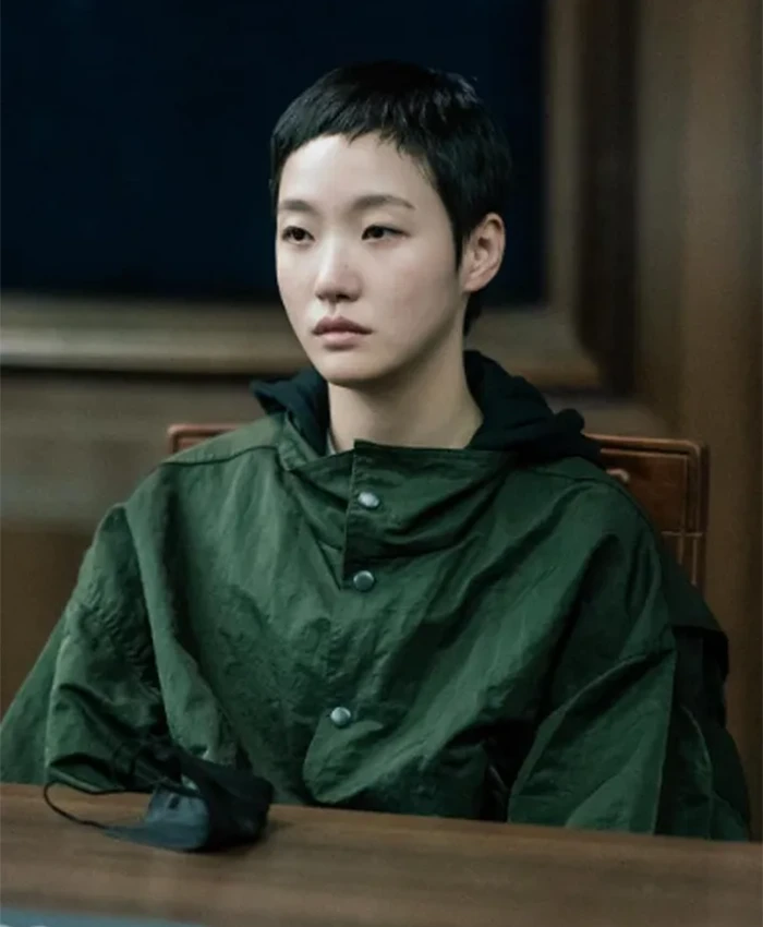 Shop Kim Go-eun The Price of Confession Green Jacket