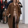 Shop Lily Collins Emily in Paris S05 Brown Coat