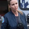 Shop Lizzy Novak Chicago Med Quilted Bomber Jacket