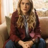 Shop Melissa Roxburgh The Hunting Party S02 Coat