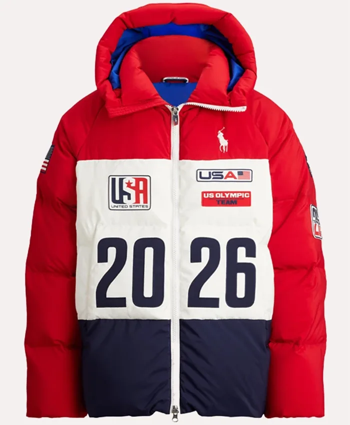 Shop Olympics 2026 Polo Ralph Lauren Red Jacket