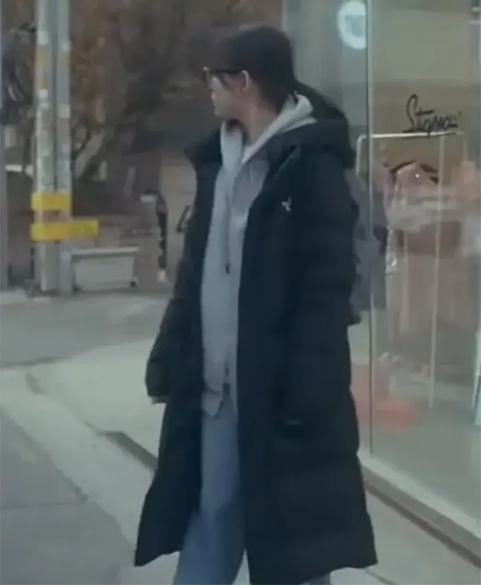 Shop Park Ji-hu Spirit Fingers Black Puffer Coat