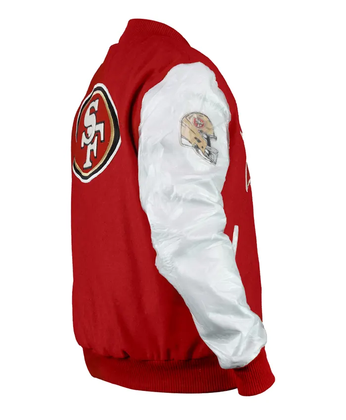 Shop San Francisco 49ers Complete Game Varsity Jacket