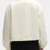 Shop-Seattle Kraken Coach’s Full-Snap Cotton Heathered Bone White Jacket