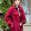 Shop Stranger Things S05 Robin Buckley Red Jacket