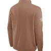 Shop Super Bowl LX Brown Half-Zip Pullover Jacket