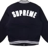Shop Supreme New Era MLB Navy Varsity Jacket - 10$ Off