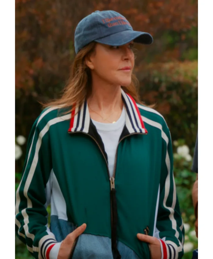 Shrink­ing S03 Christa Miller Den­im Track Jack­et