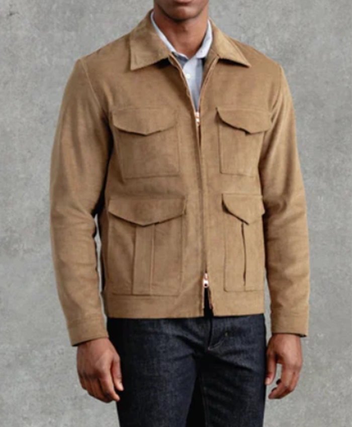 Simon Greene Run Away S01 Suede Jacket For Sale
