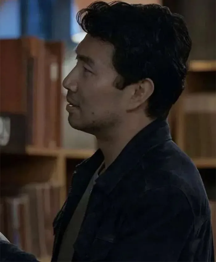 Simu Liu The Copenhagen Test S01 Black Suede Jacket For Sale