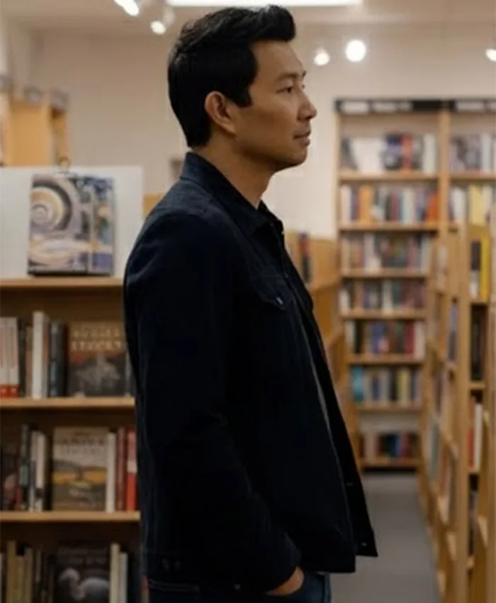 Simu Liu The Copenhagen Test S01 Black Suede Jacket