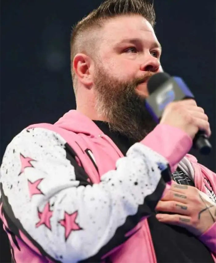 SmackDown Kevin Owens Pink Jacket For Sale