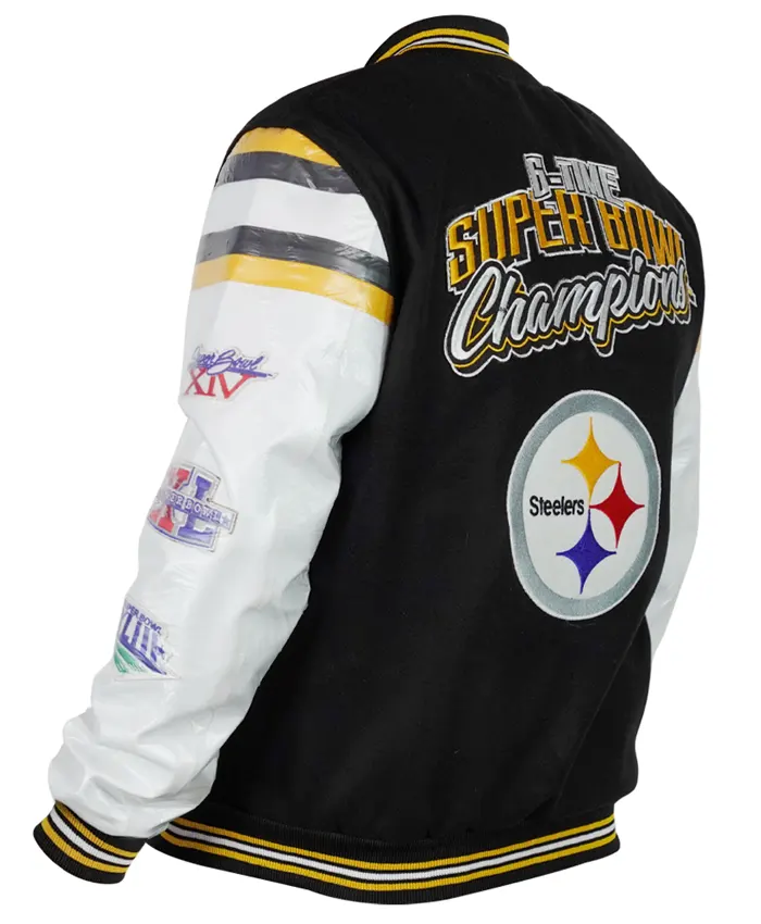Steelers Super Bowl Varsity Jacket-get now