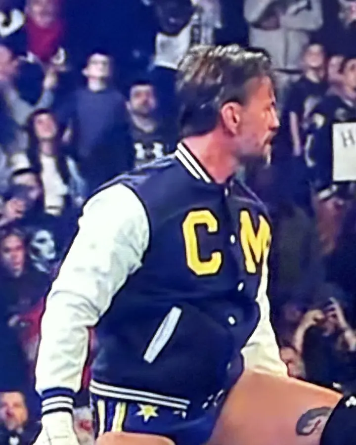 Steiner Bros CM Punk Varsity Jacket Side