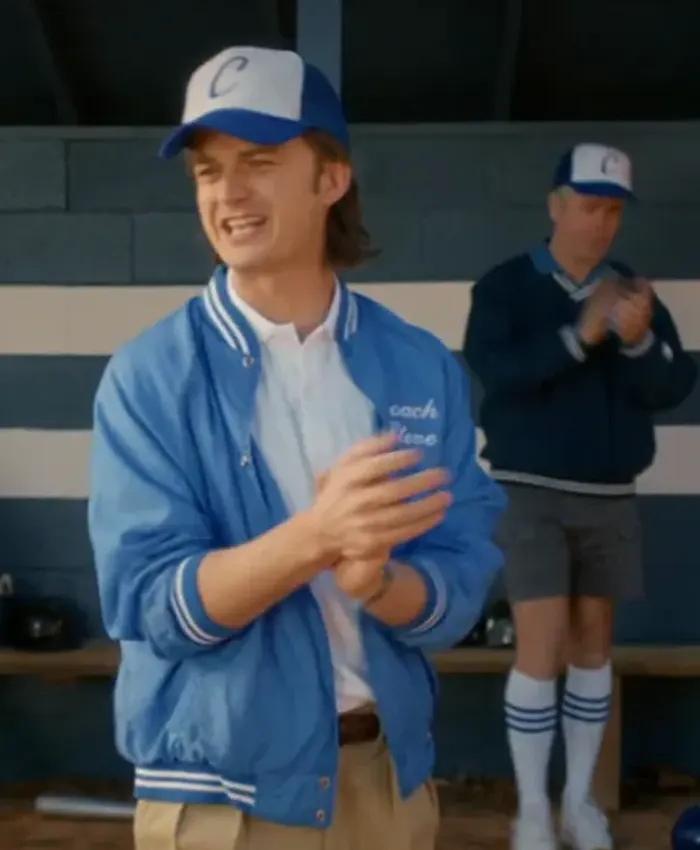 Steve Harrington Stranger Things Tv Series Joe Keery Blue Coach Jacket