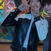 Study Group Cha Woo-min Leather Jacket For Sale