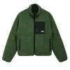 Stussy 8 Ball Sherpa Jacket Green