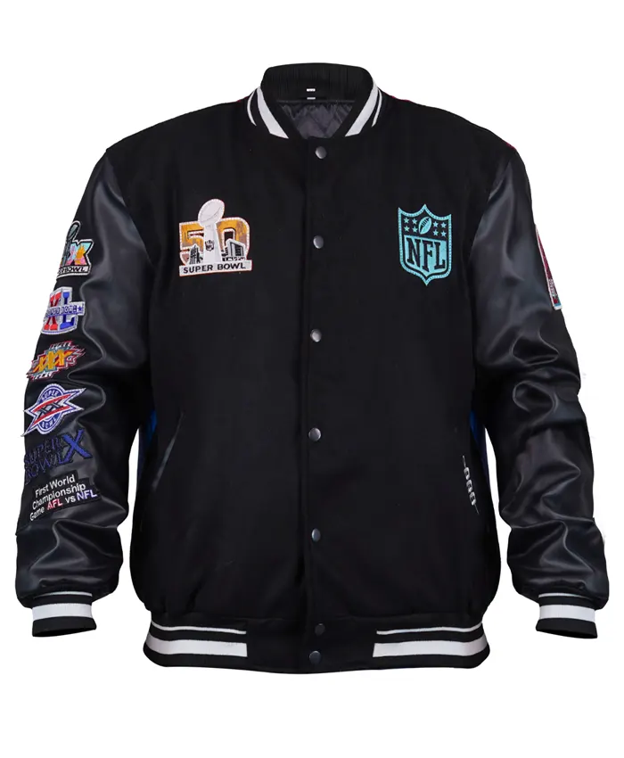 Super Bowl LX 2026 Wool Varsity Jacket