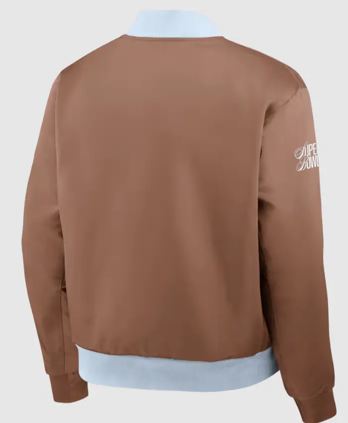 Super Bowl LX Legacy Brown Bomber Jacket For Sale