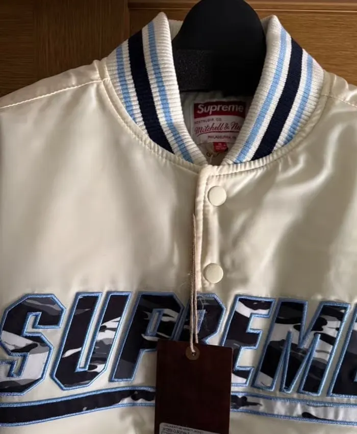 Supreme 26 White Bomber Jacket For Sale