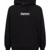 Supreme Black Pullover Hoodie