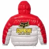 Supreme Fox Racing Puffer Jacket Back