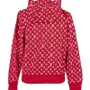 Supreme X Louis Vuitton Red Hoodie For Sale