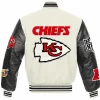 Taylor Swift Kansas City Chiefs Black and White Varsity Jacket For Sale- Get it now