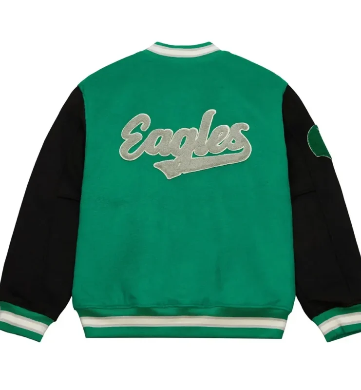 Team Legacy Philadelphia Eagles Varsity Jacket For Sale