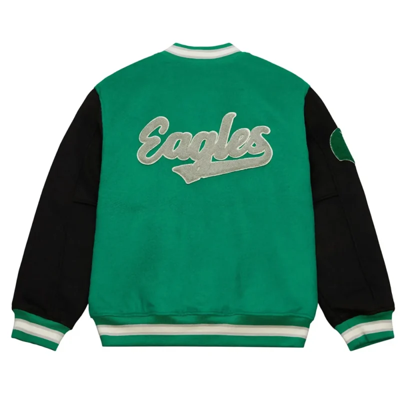 Team Legacy Philadelphia Eagles Varsity Jacket For Sale