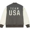 Team USA Coach Snoop Full-Snap Varsity Jacket