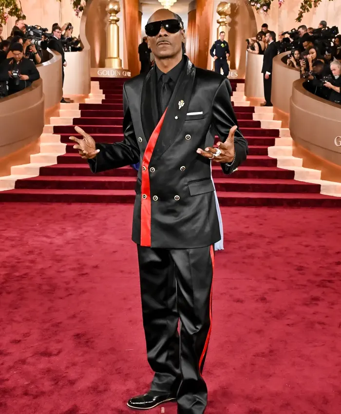 The 83rd Annual Golden Globes Awards 2026 Snoop Dogg Black Suit