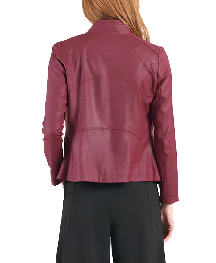 The Today Show Hoda Kotb Leather Jacket Back