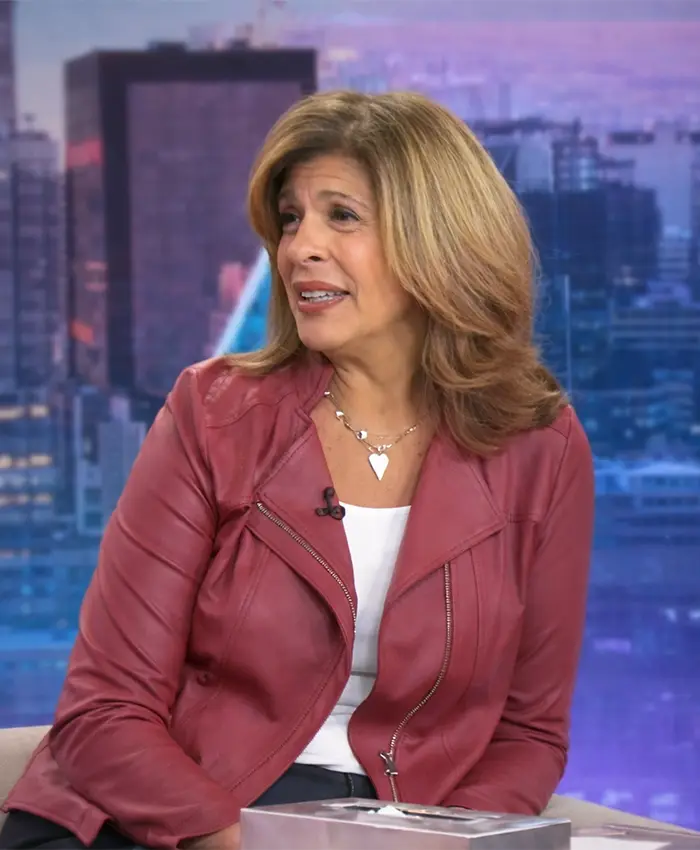 The Today Show Hoda Kotb Leather Jacket