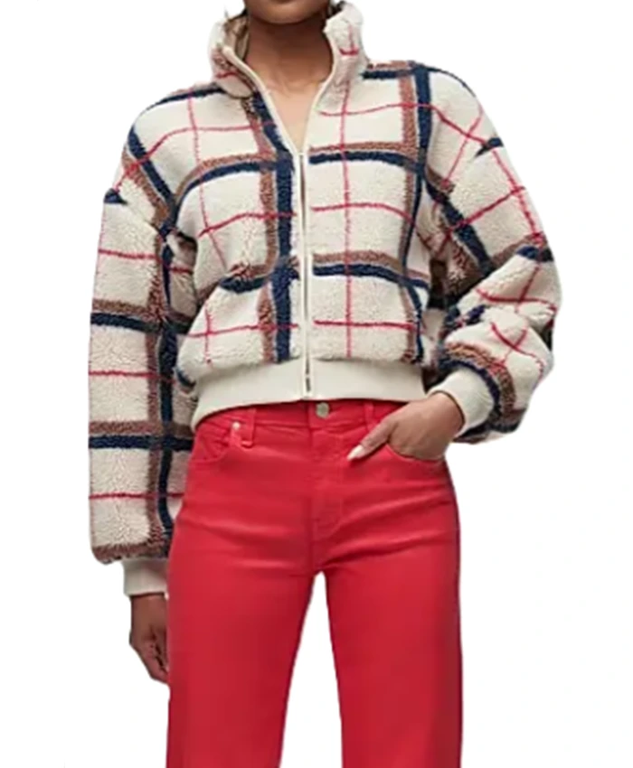 The Traitors US S04 Plaid Sherpa Jacket For Sale