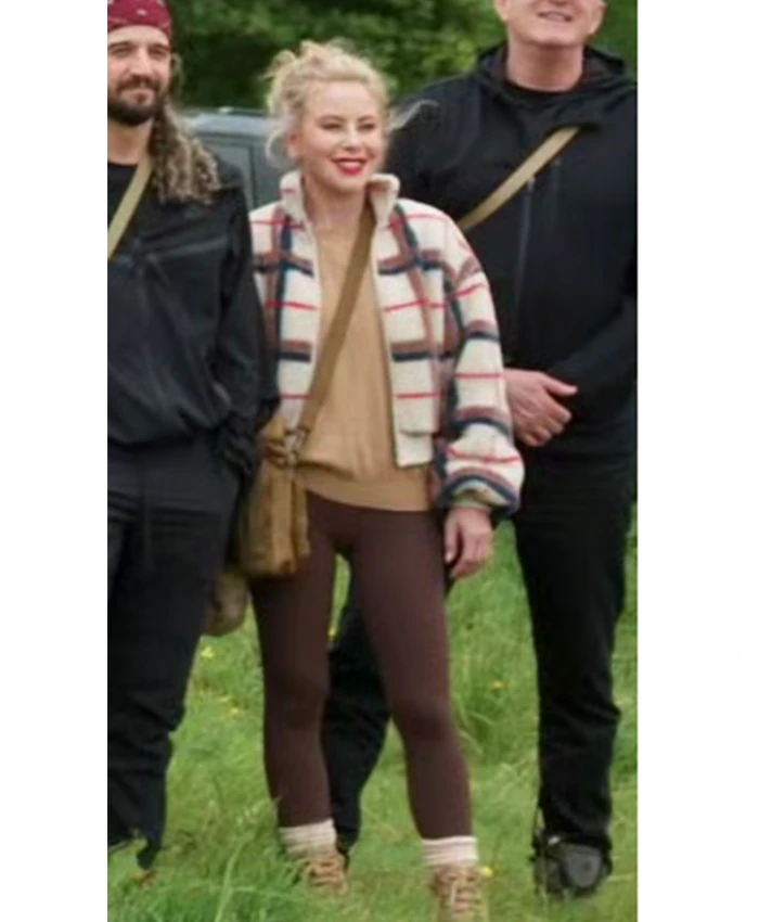 The Traitors US S04 Plaid Sherpa Jacket