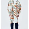 The Traitors US S04 White and Red Plaid Pleat Jacket Back