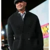 The Wrecking Crew Dave Bautista Black Peacoat Front