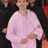 Timothee Chalamet Pink Hoodie