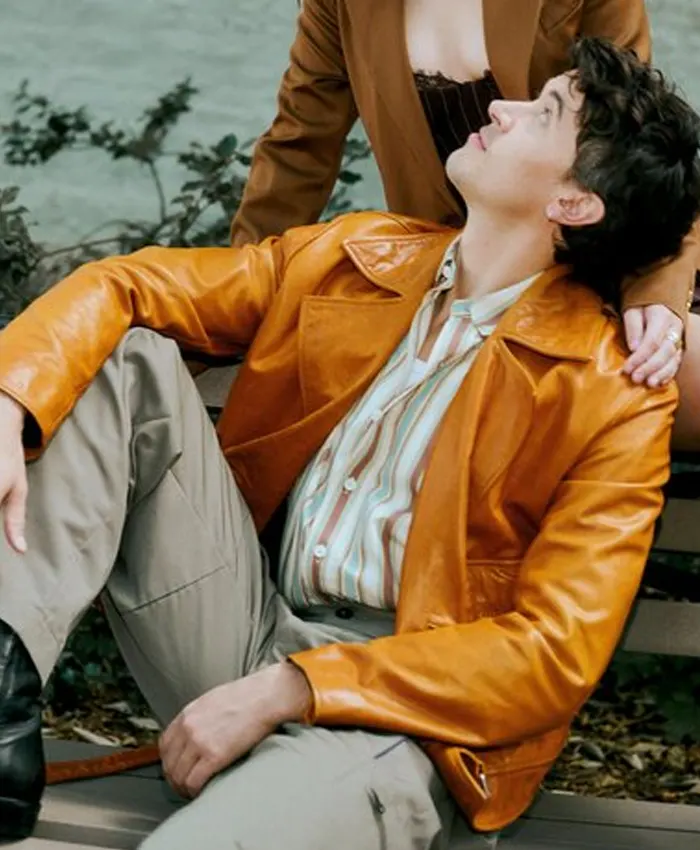 Tom Blyth People We Meet on Vacation Leather Jacket For Sale