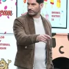 Tom Ellis CIA Suede Bomber Jacket For Sale